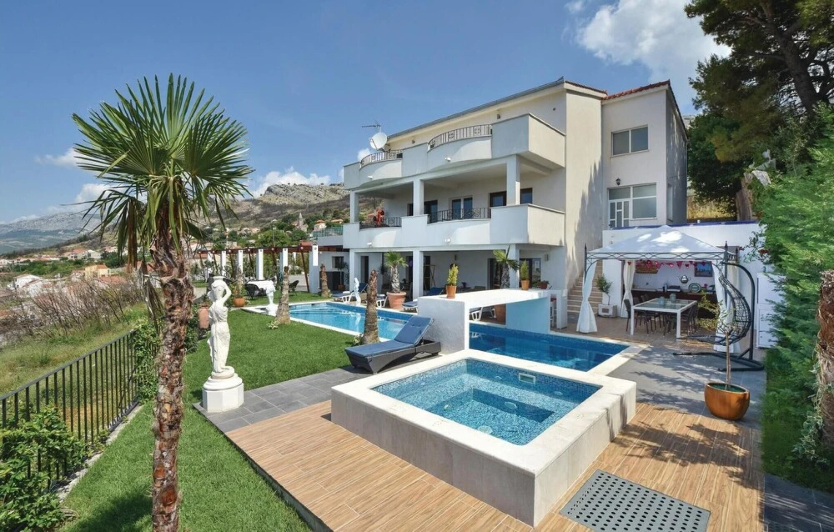 Awesome Home in Kucine Solin with Hot Tub, WiFi & 7 Bedrooms