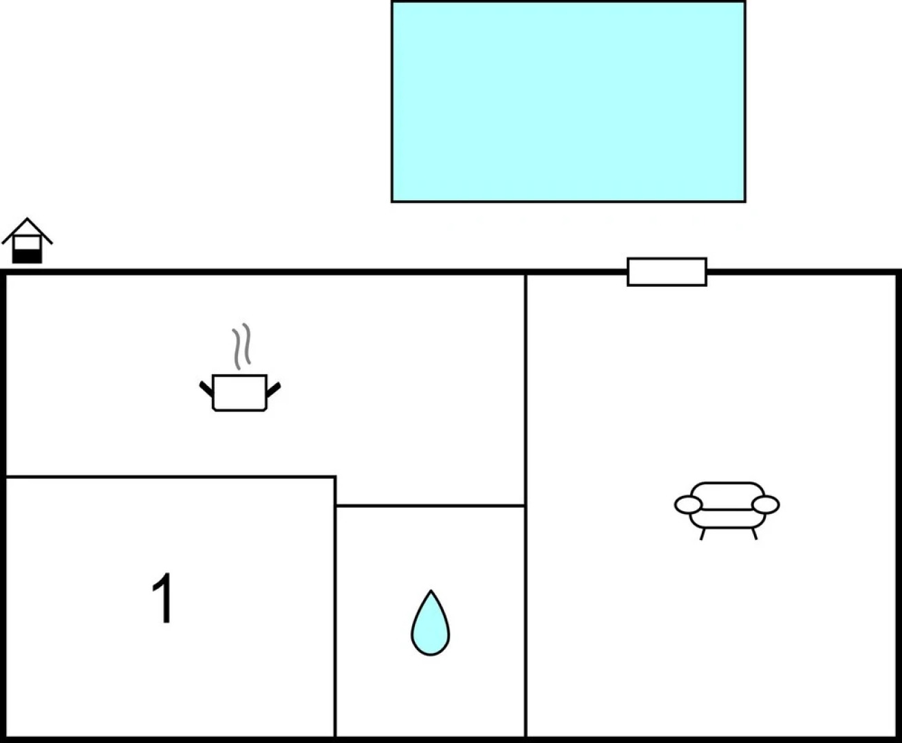 Beautiful Home in Hreljici With Wifi and 1 Bedrooms