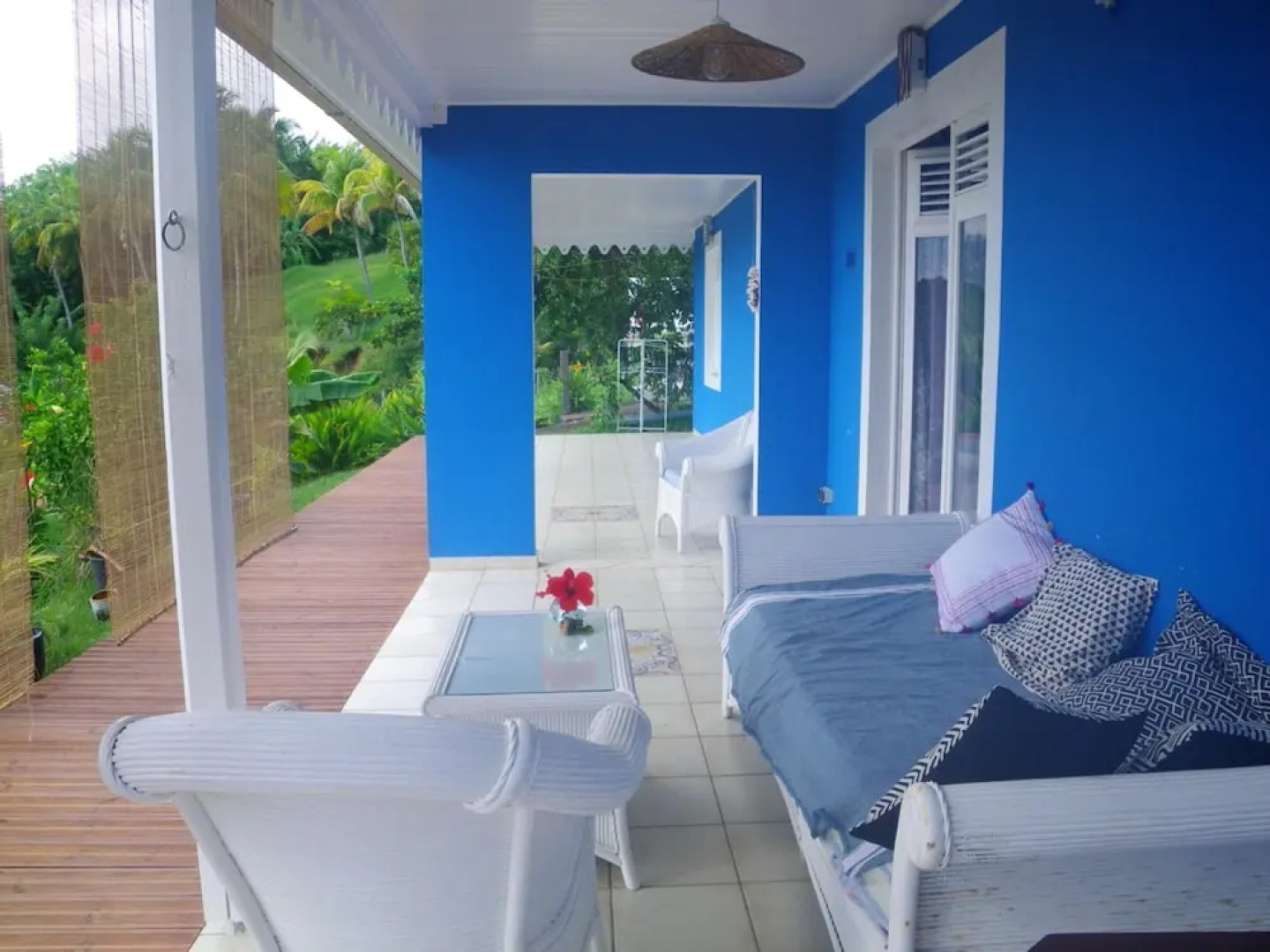 Villa With 2 Bedrooms In La Trinite With Wonderful Sea View Private Pool Furnished Garden