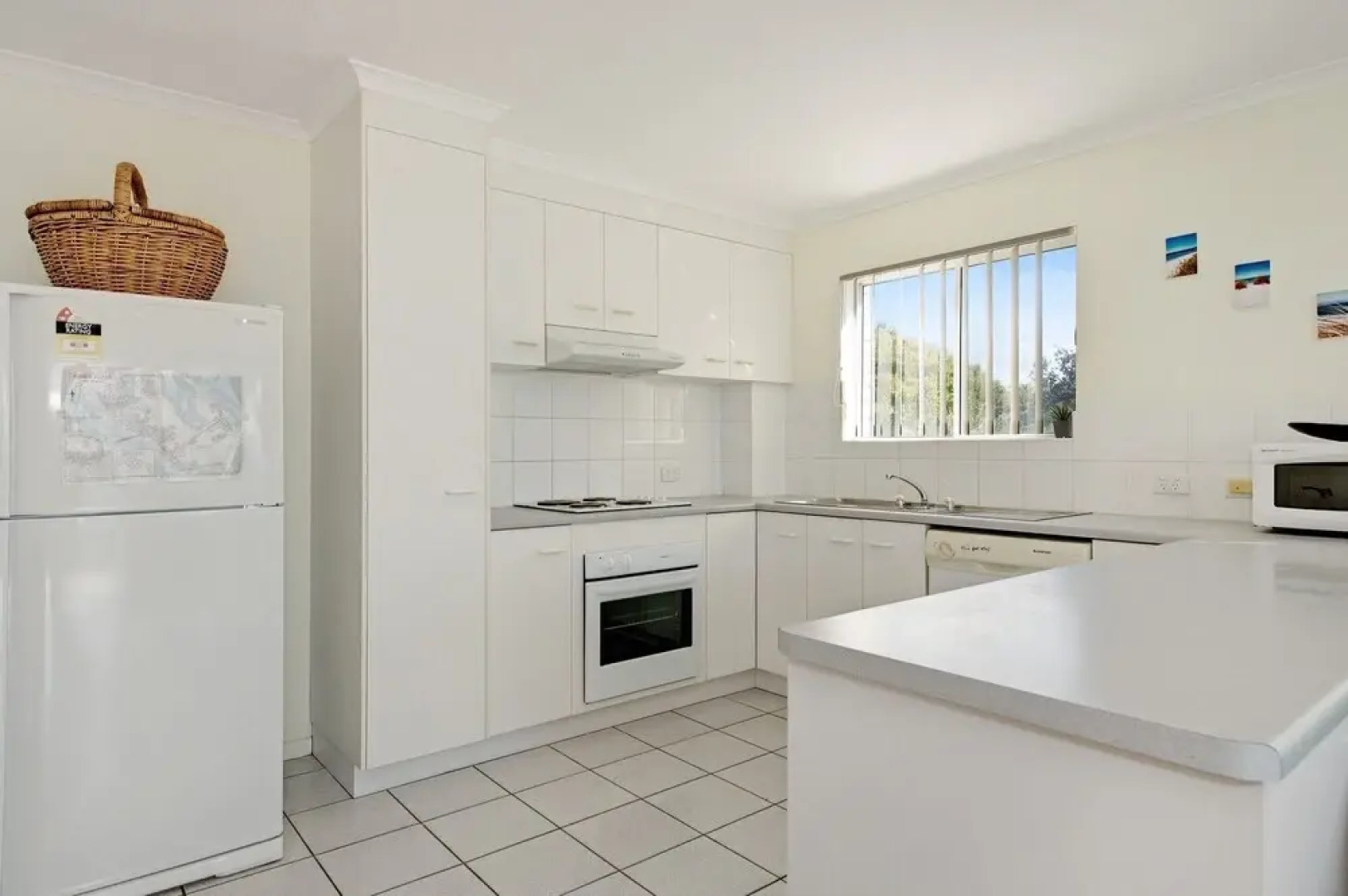 Views of Moreton Island from balcony at Beachside Haven Rickman Pde, Woorim