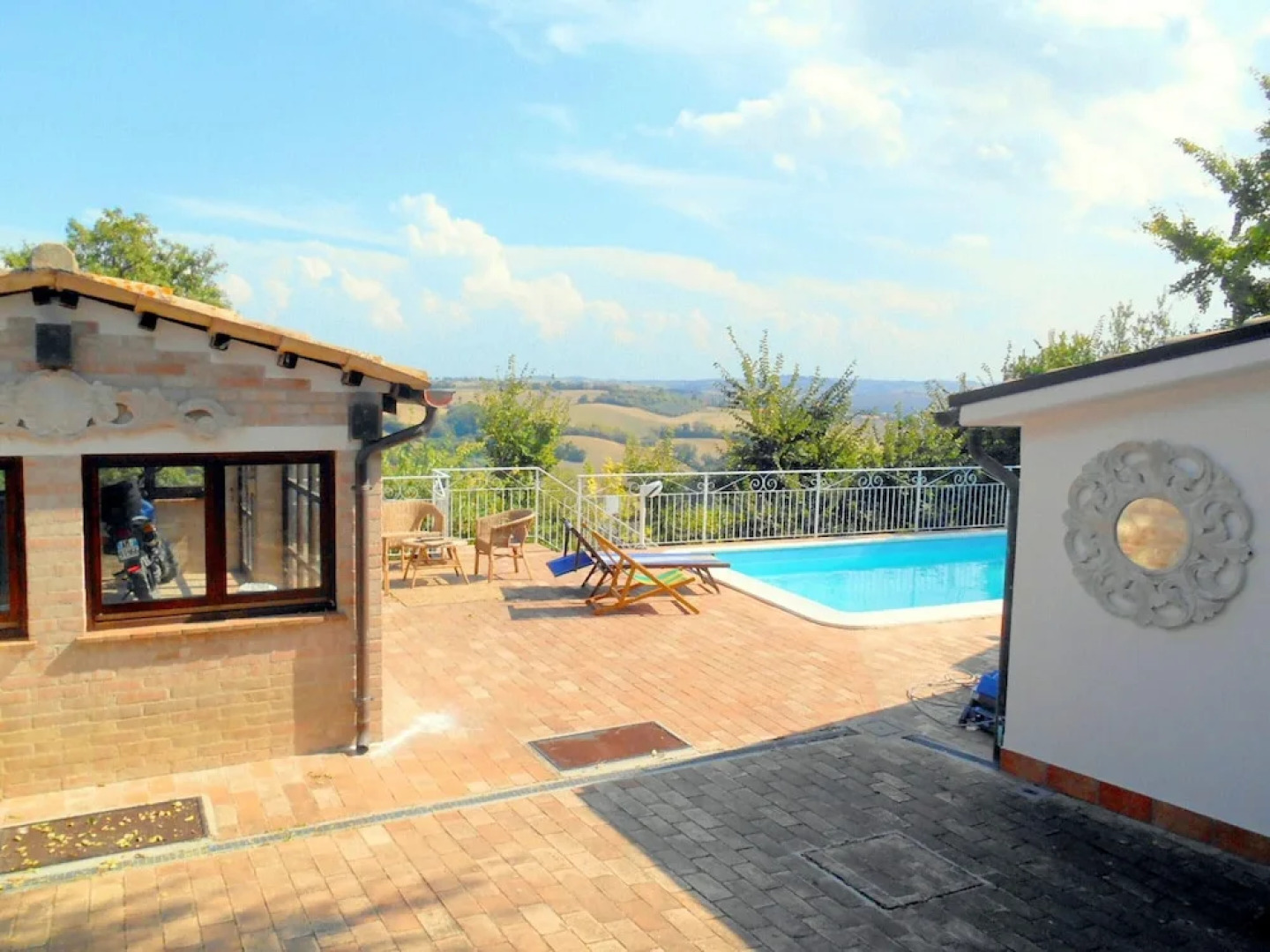 Studio In Castel Colonna With Wonderful Sea View Private Pool Enclosed Garden 10 Km From The Beach