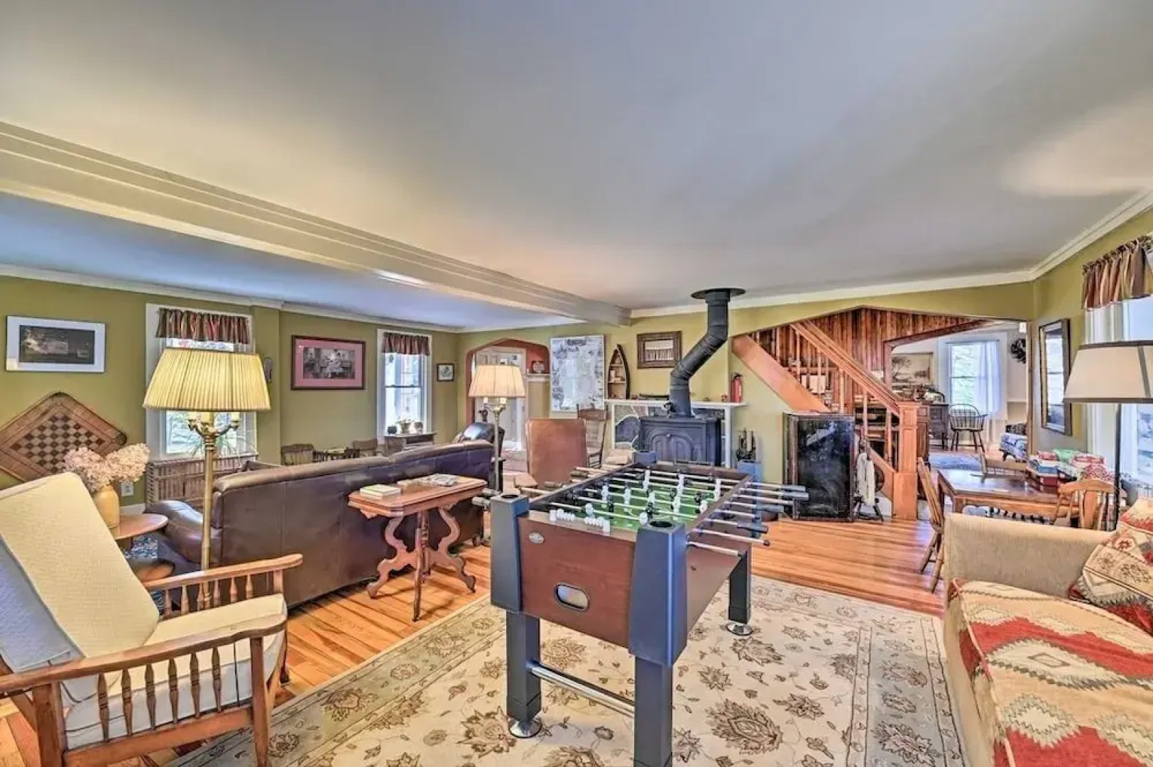 10 Mi To Gore Mountain: Home In Adirondack Park 5 Bedroom Home