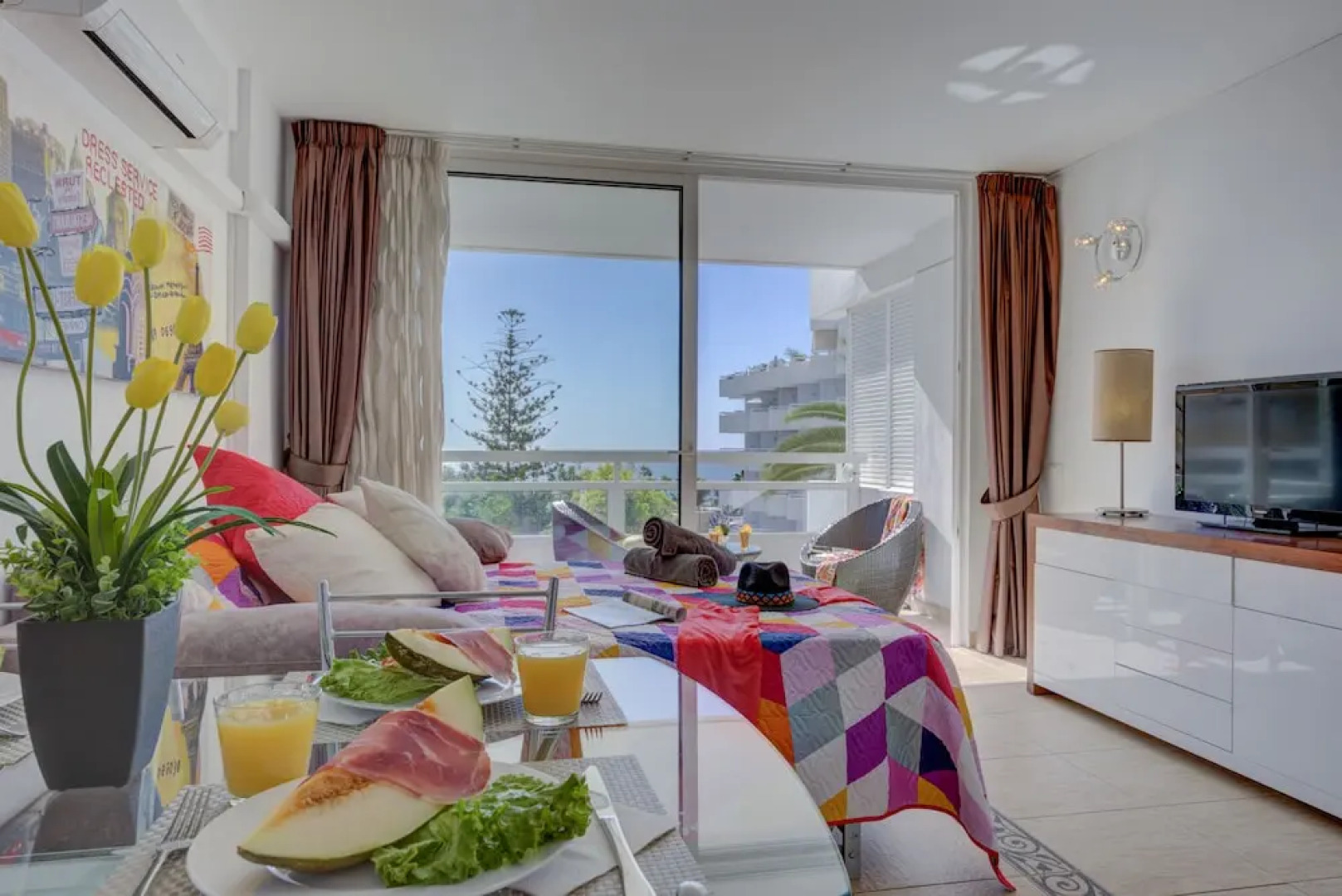 307 Bright Apartment, Sea View, WiFi, Air Conditioning