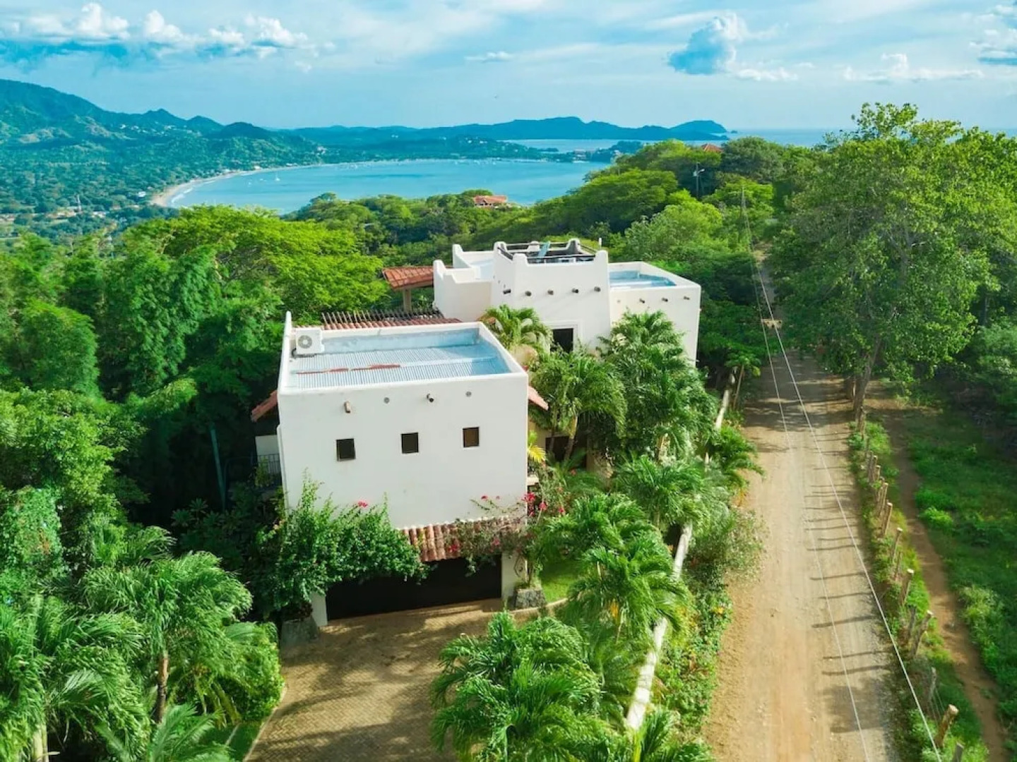 Hacienda-style Villa With Pool and Sweeping Ocean Views Above Potrero