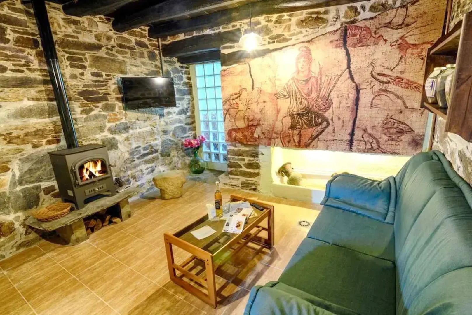 House With 2 Bedrooms in Baralla, With Wonderful Mountain View, Enclos