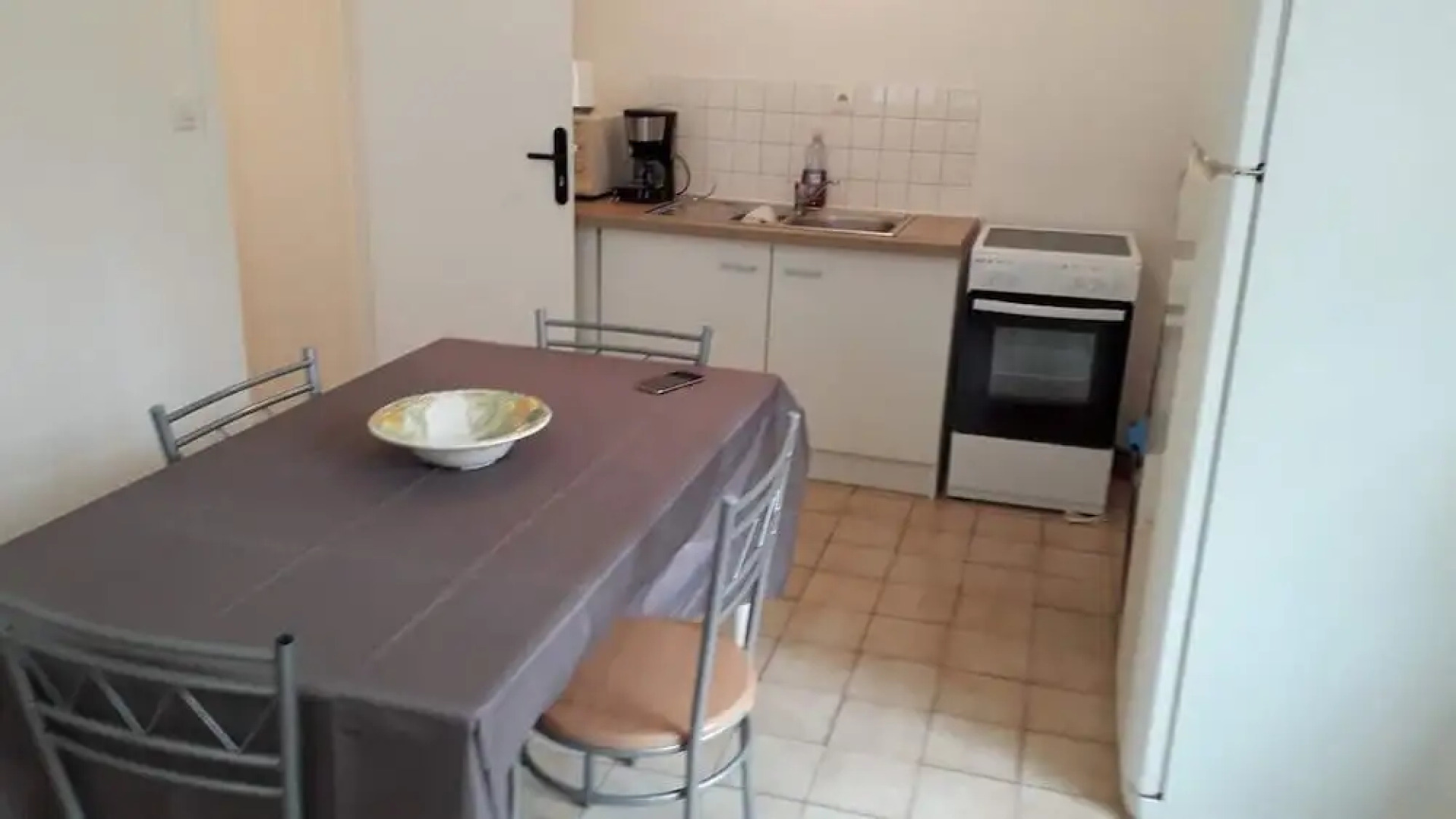 Appartement RDC, centre ville de Dieppe, 1 chambre