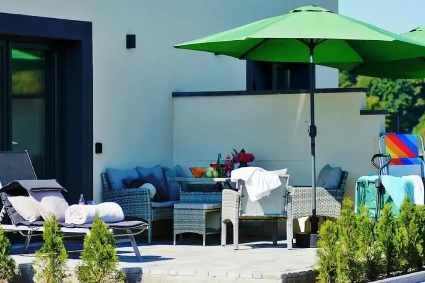 Spacious Holiday Home With a Terrace, Mielenko
