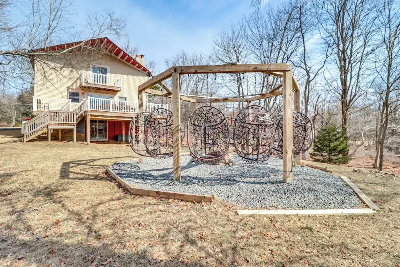 Fire Pit + Game Room: Spacious Poconos Retreat!