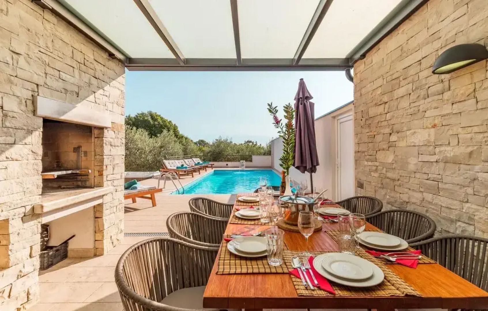 Nice Home in Valtura with Outdoor Swimming Pool, Hot Tub & Sauna