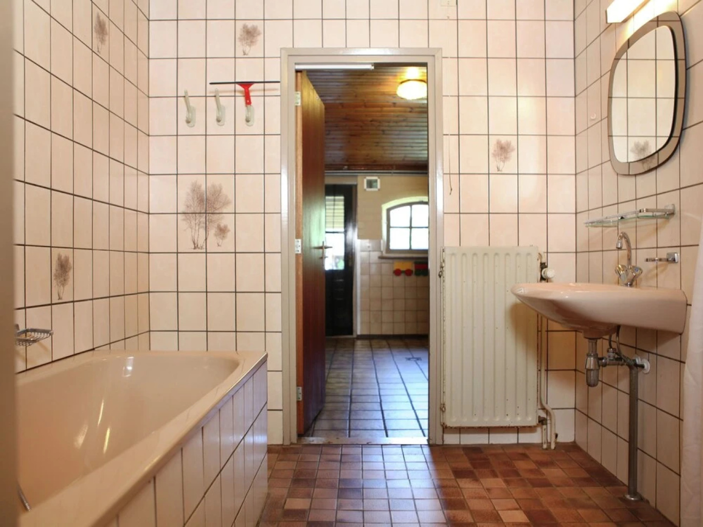 completely renovated back part of a farm