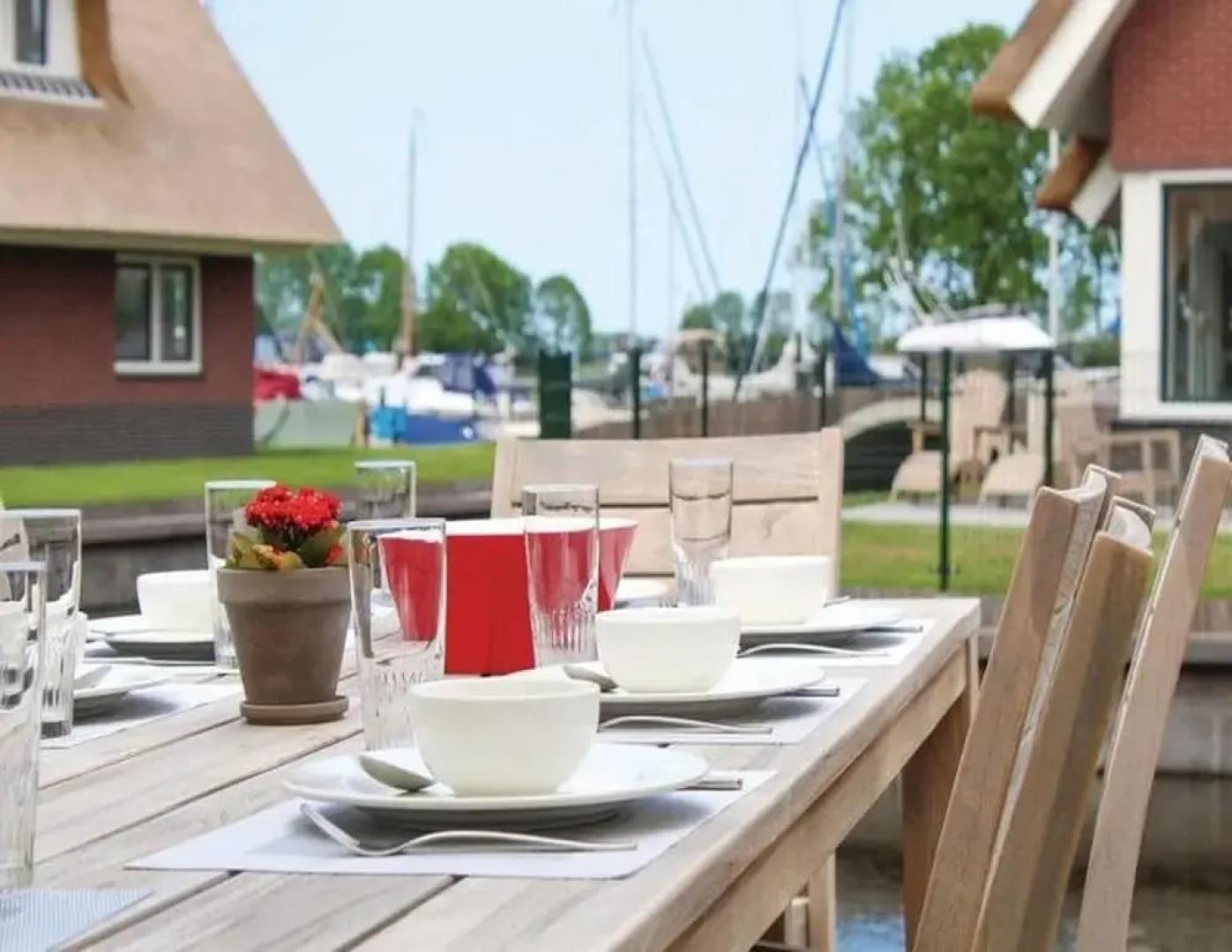 Villa in Friesland With Sauna by Water