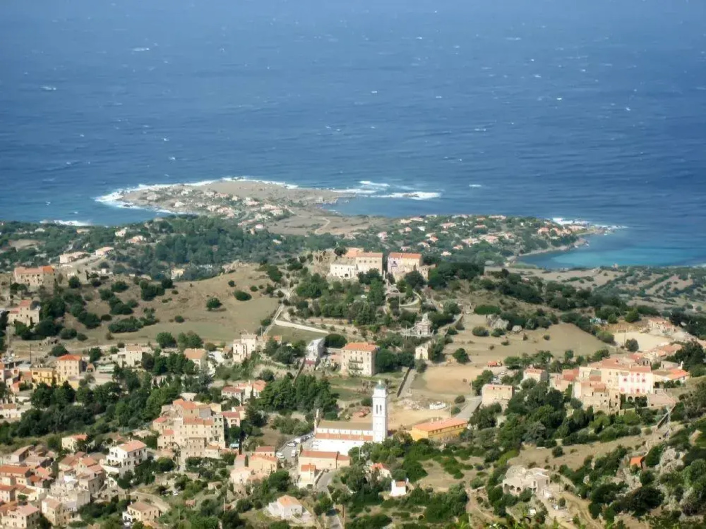 House With 4 Bedrooms In Corbara, With Wonderful Sea View, Private Pool, Enclosed Garden - 160 M From The Beach