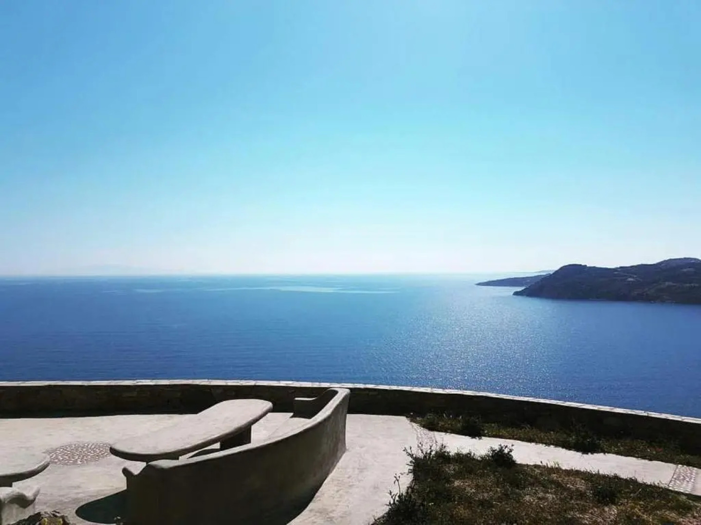 Mykonos studio with sea view