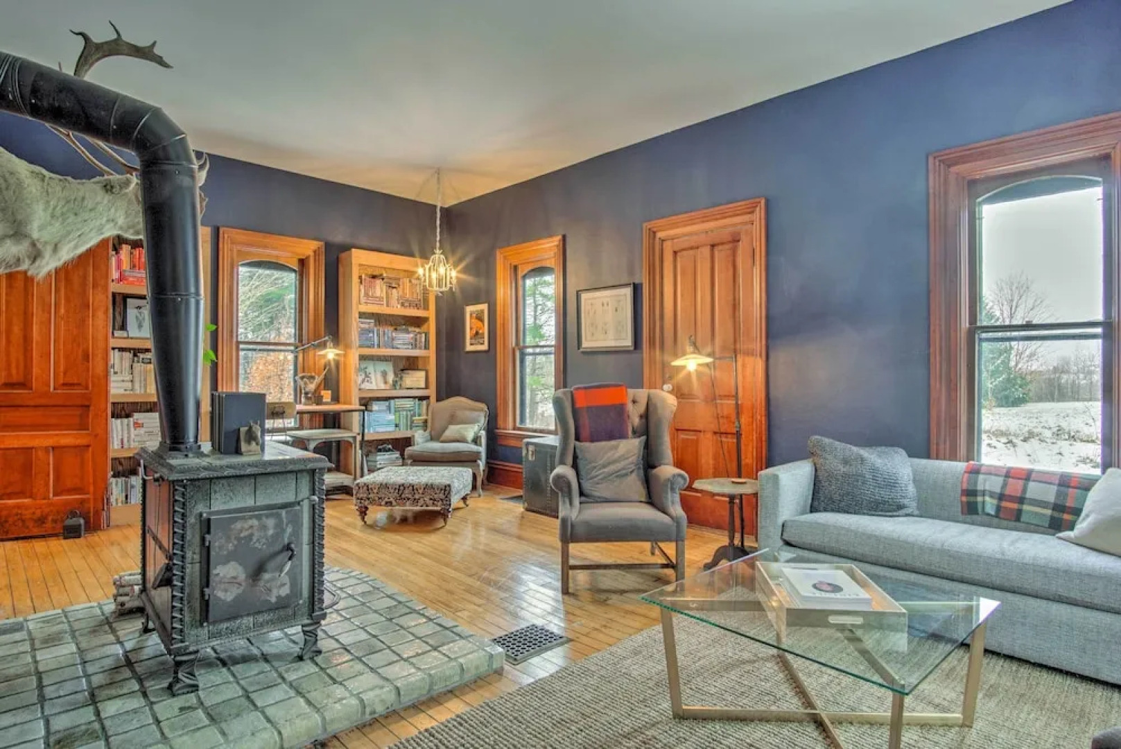 Historic Michigan Farmhouse w/ Grill & Fire Pit!