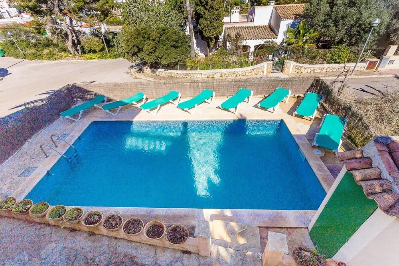 Villa With 5 Bedrooms in Portocolom, With Wonderful City View, Private Pool, Enclosed Garden Near the Beach