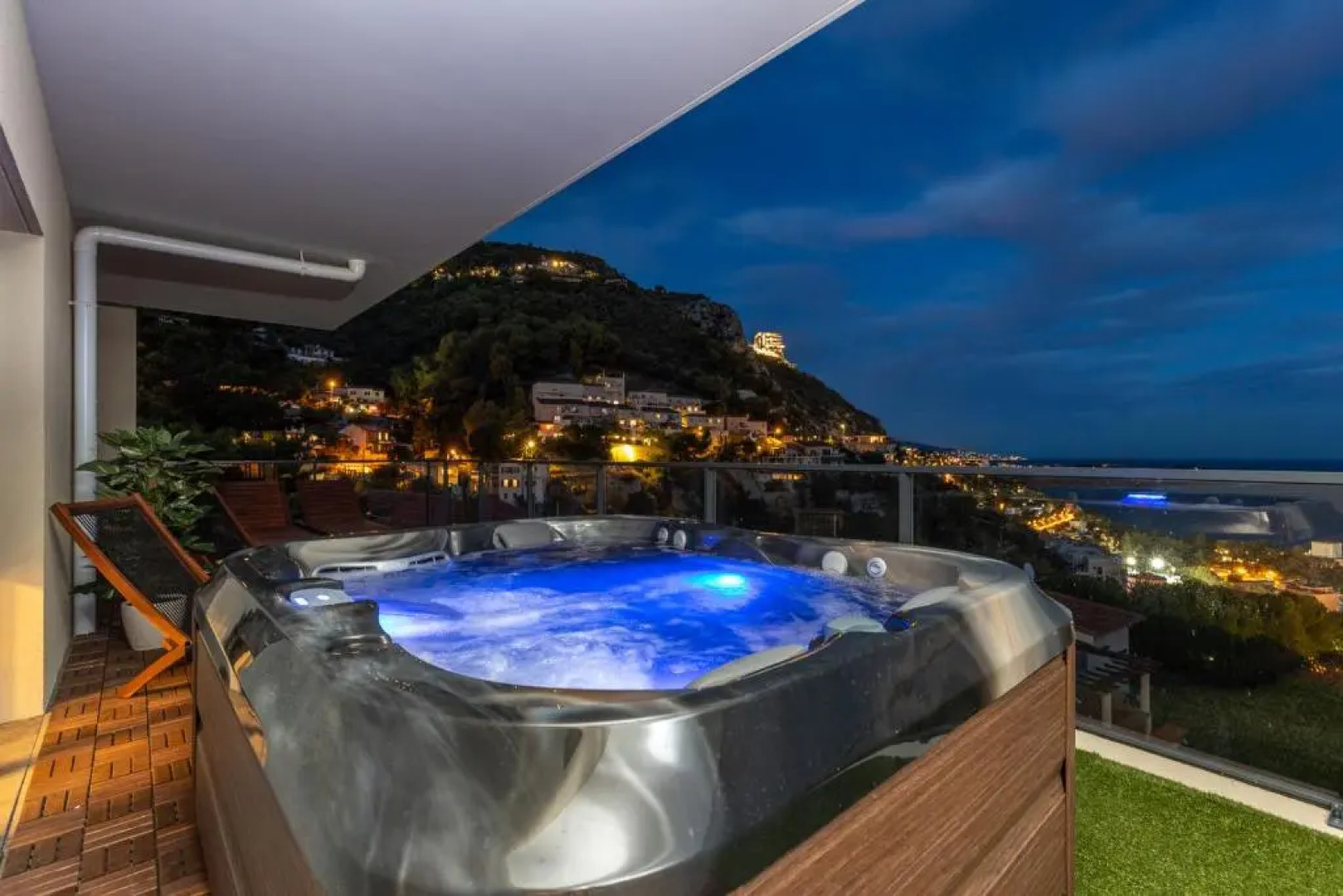 Monaco view, pool, garage, 100 m2 terrace