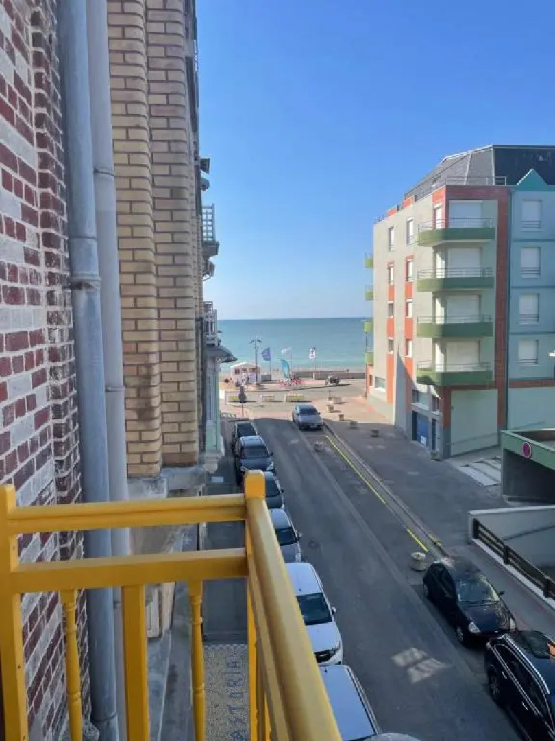 Appartement avec balcon vue mer, tout équipé