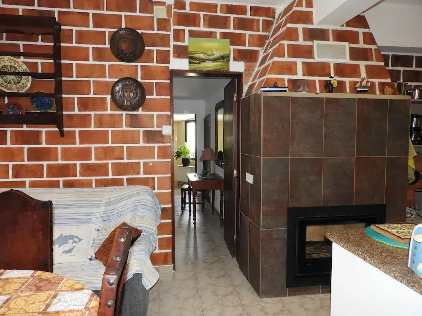 House With one Bedroom in Almograve, With Wonderful sea View, Furnished Terrace and Wifi Near the Beach