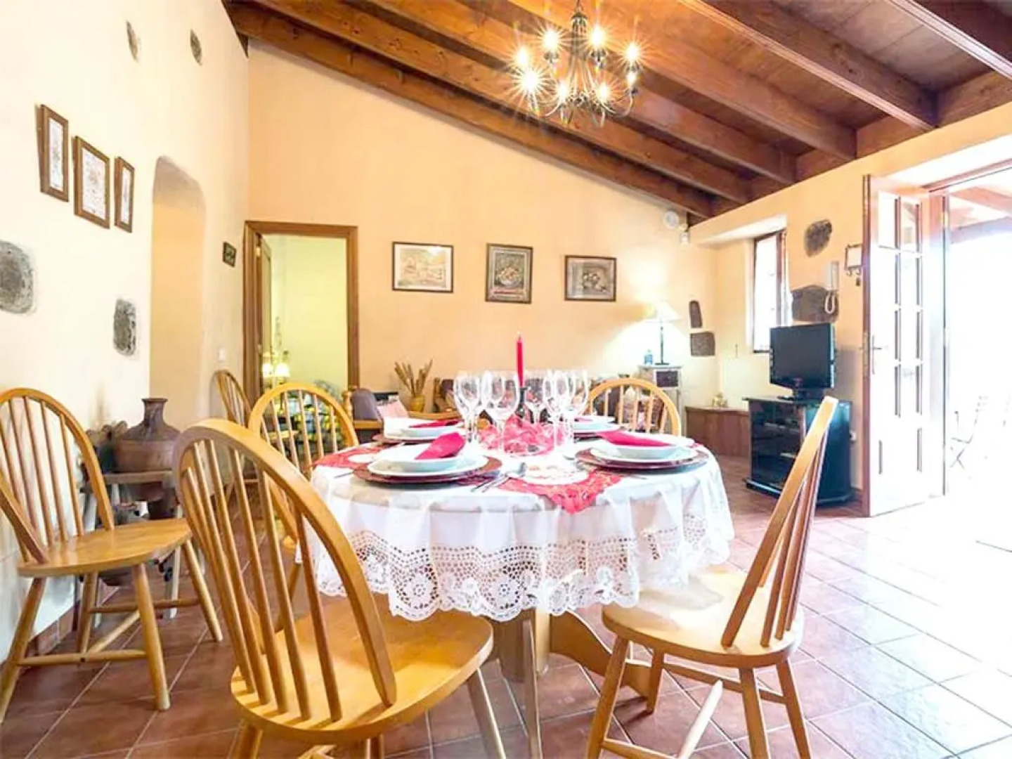 House with 2 bedrooms in San Cristobal de La Laguna with wonderful sea view shared pool enclosed garden 3 km from the beach