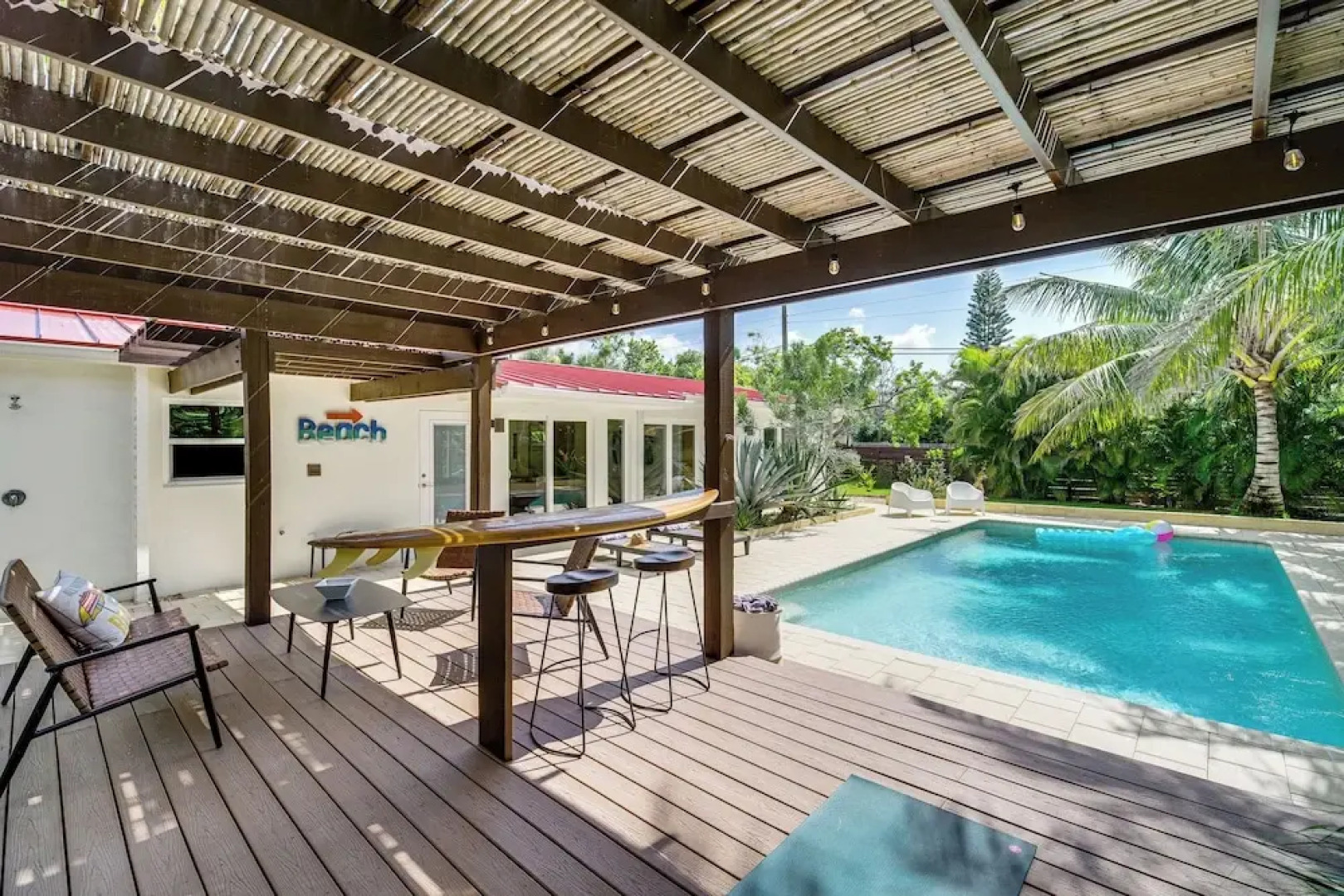Private Oasis w/ Pool: Walk to Melbourne Beach!