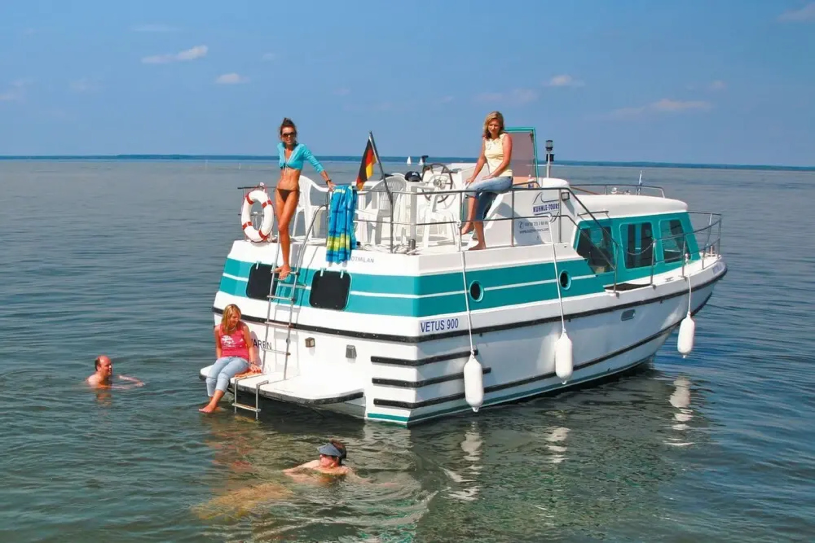 Boats & Yachts at Rechlin Harbor by Kuhnle-Tours