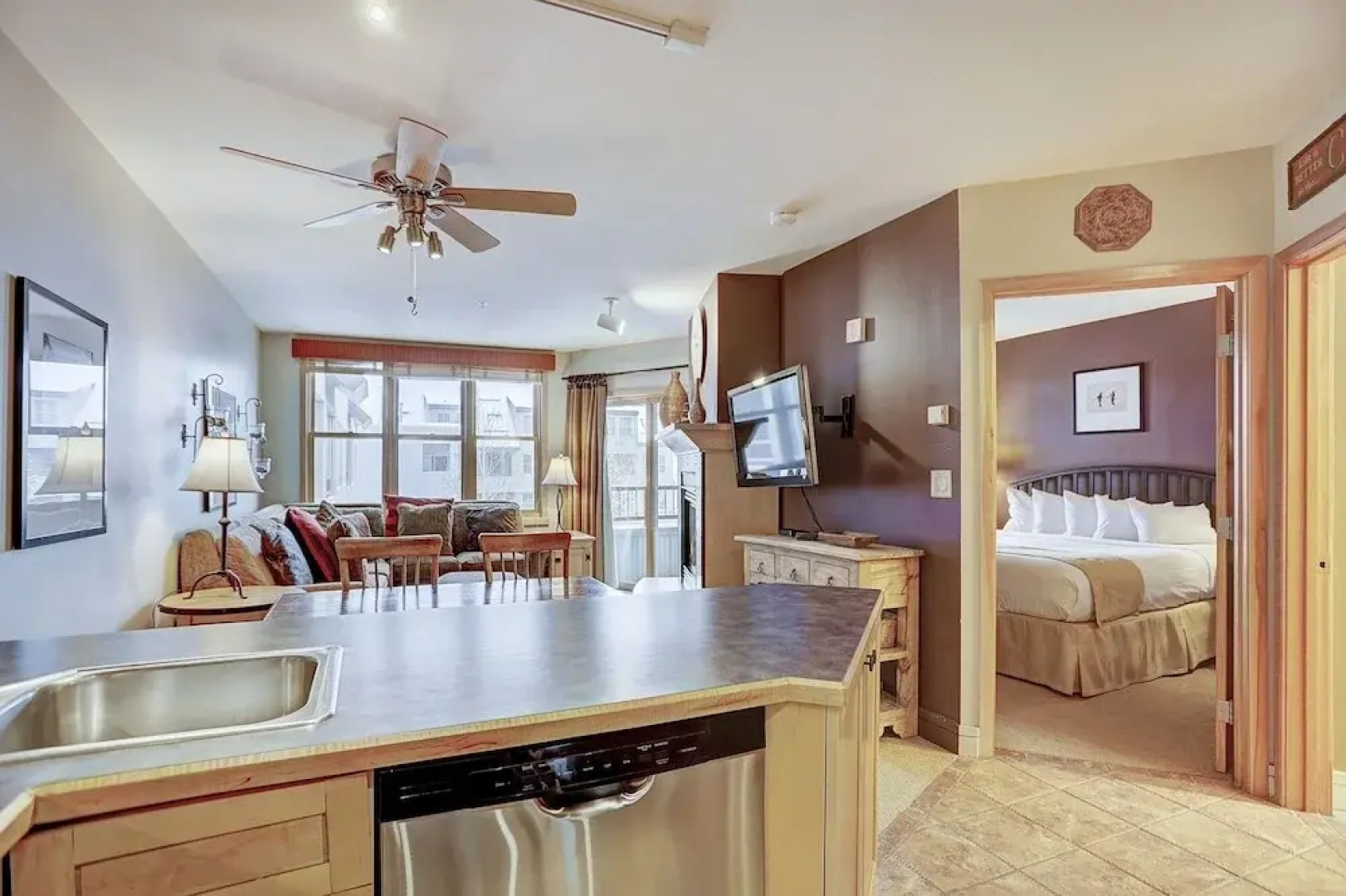 Silver Mill 8253-1br-walk To Slopes! Kids Ski Free! 1 Bedroom Condo by RedAwning