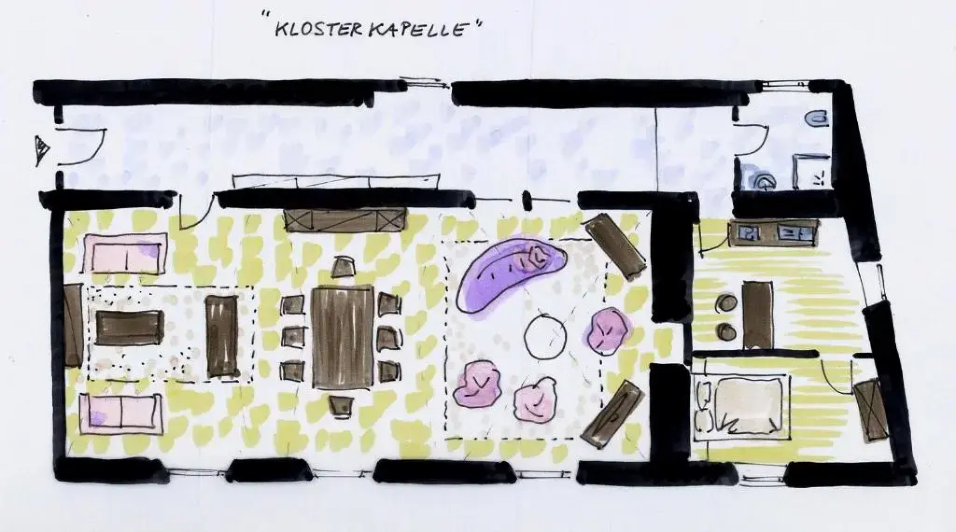 Ferienwohnung im Kloster