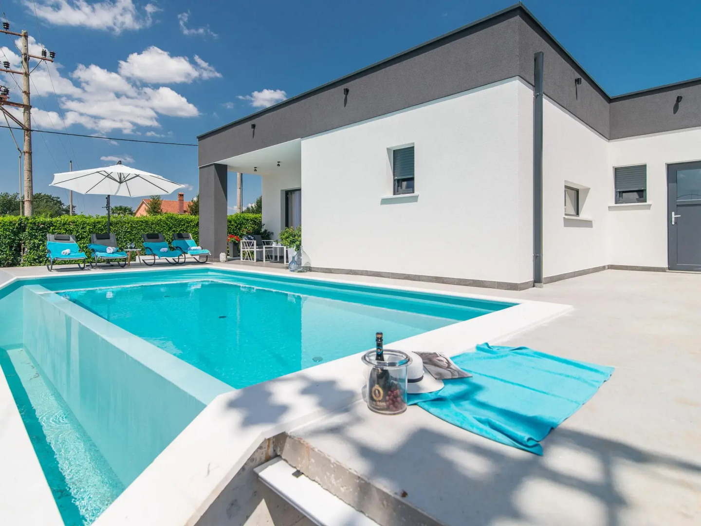 Beautiful newly built Villa Oleandra for up to 5 persons, with private pool