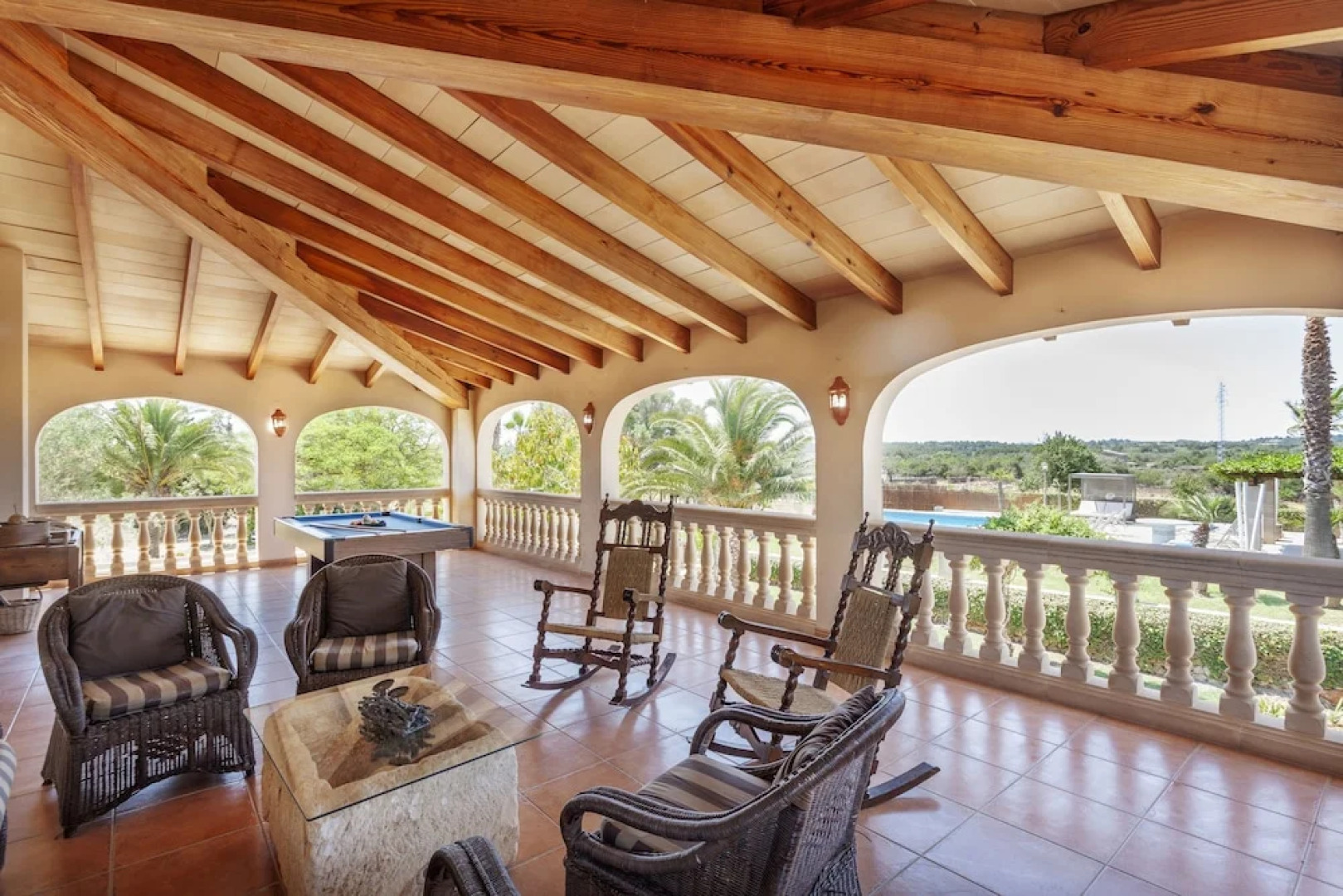 Villa in Can Picafort, Located in the Countryside, Near the Beach, has 5 Bedroom