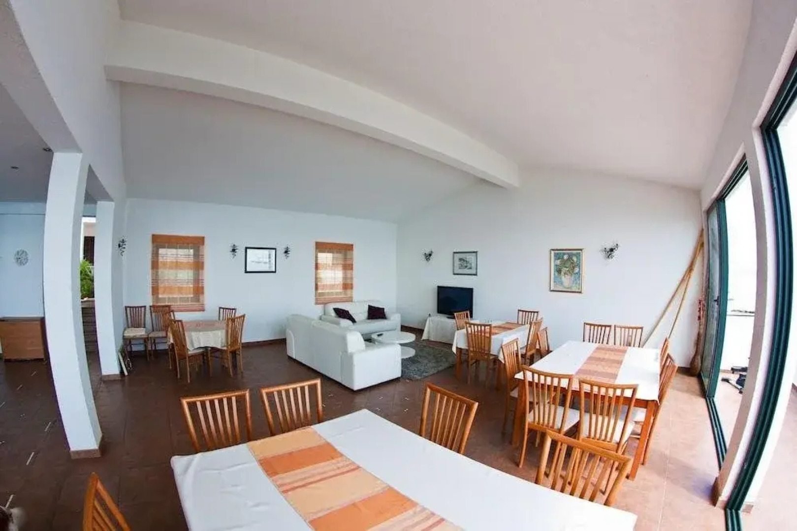 Villa Tamaris on the beach