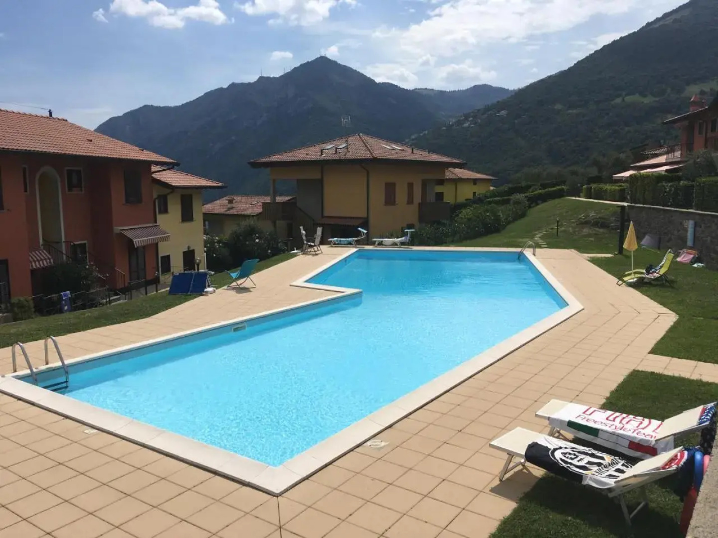 Irina’s house with view on like and swimming pool