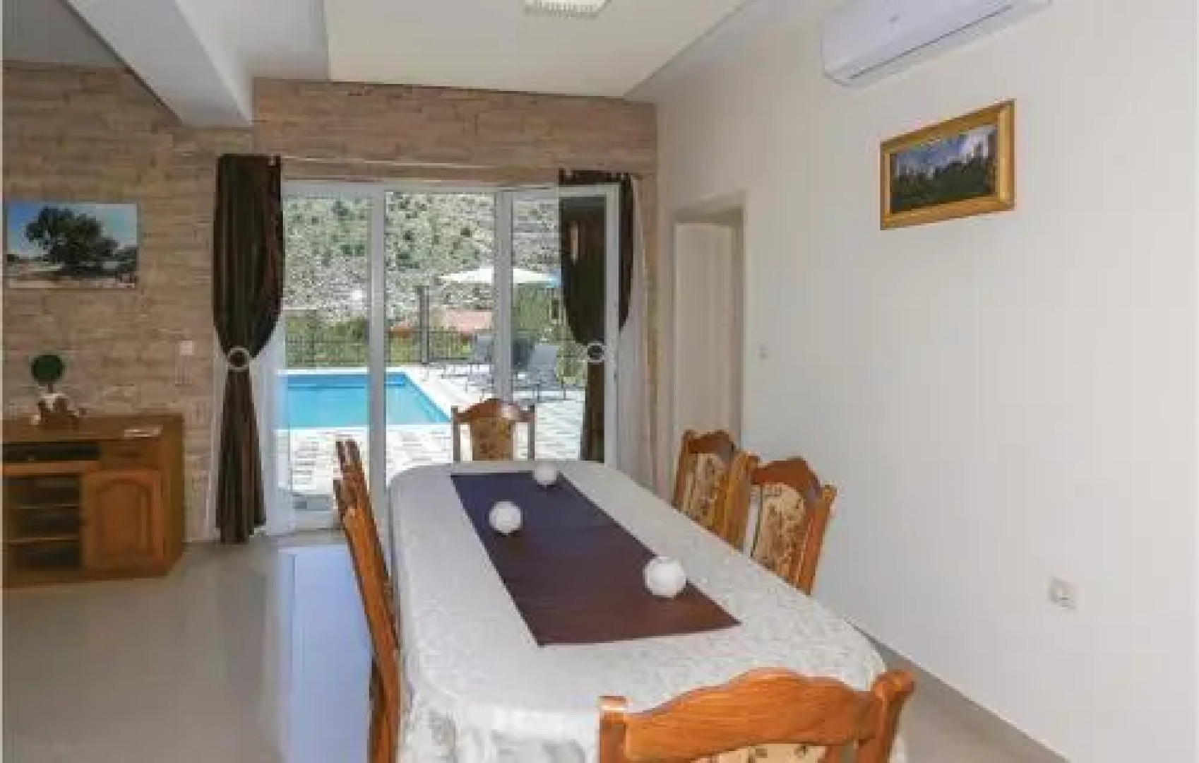 Holiday Home Srinjine with Fireplace 09