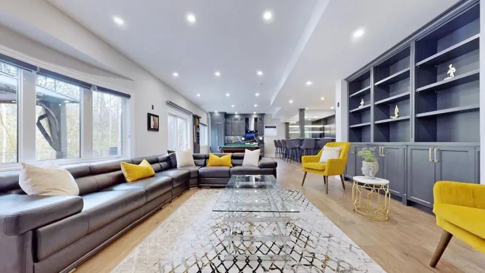 Family Modern Walkout Basement w Sauna Ski Resort 30min