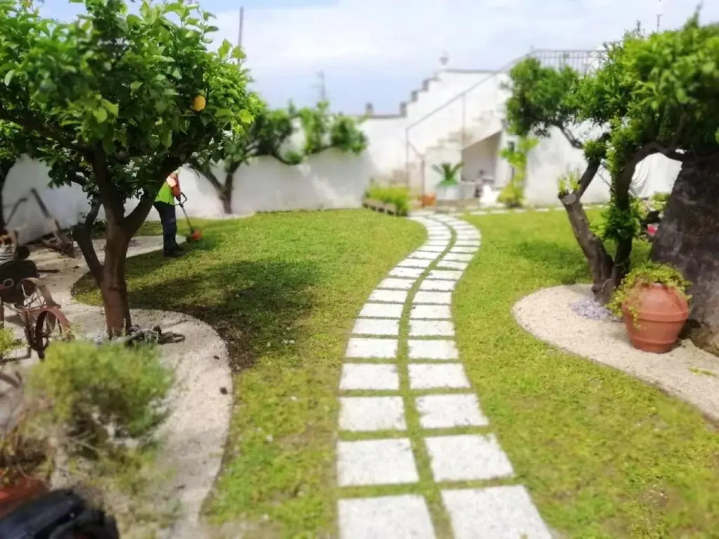 2 bedrooms house with sea view enclosed garden and wifi at Francolise