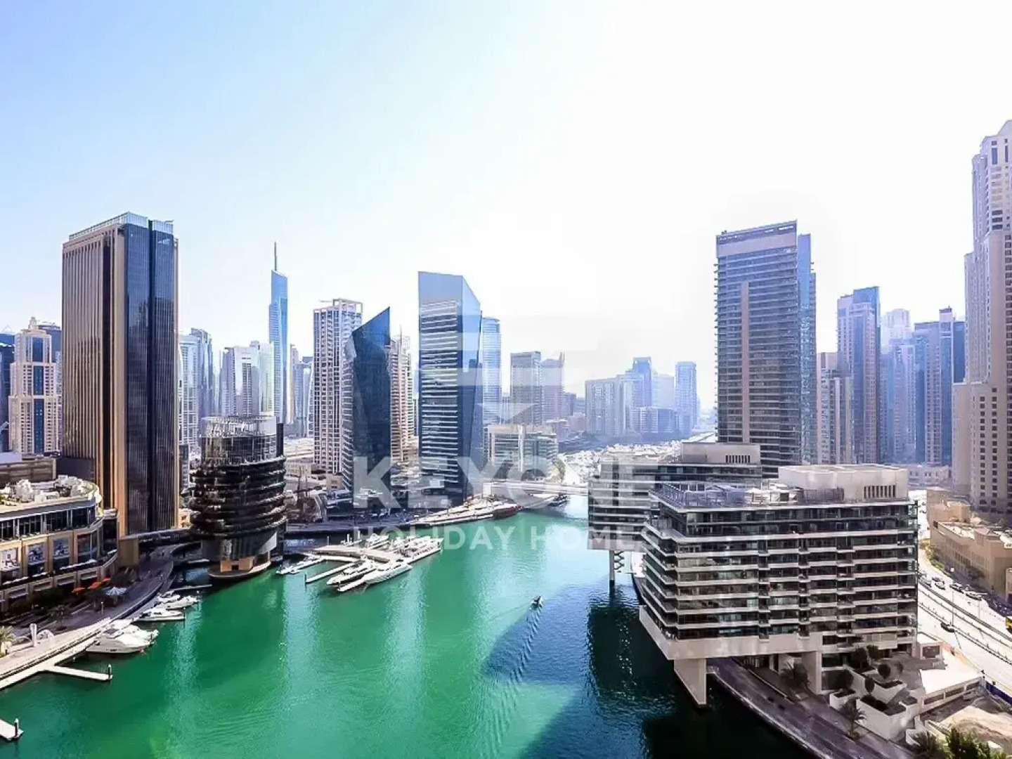 Contemporary One Bedroom with Full Marina View