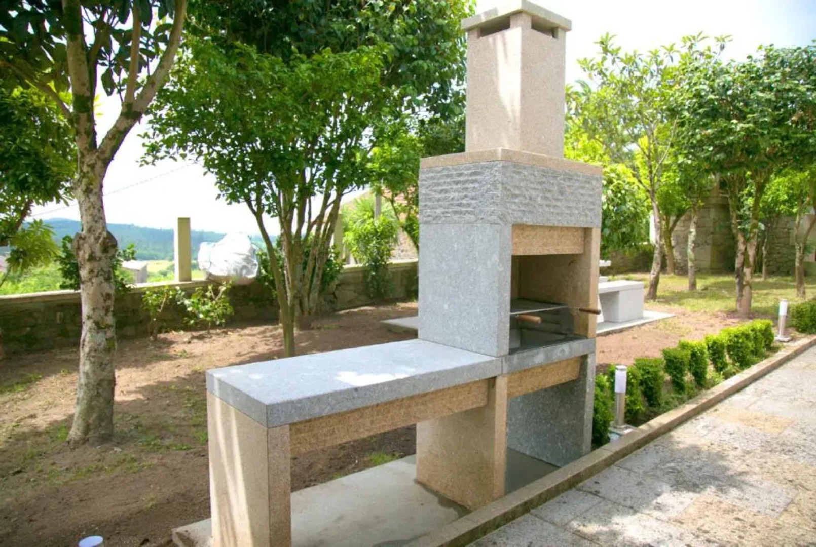 House with 4 bedrooms in Cuntis with wonderful mountain view private pool enclosed garden 18 km from the beach