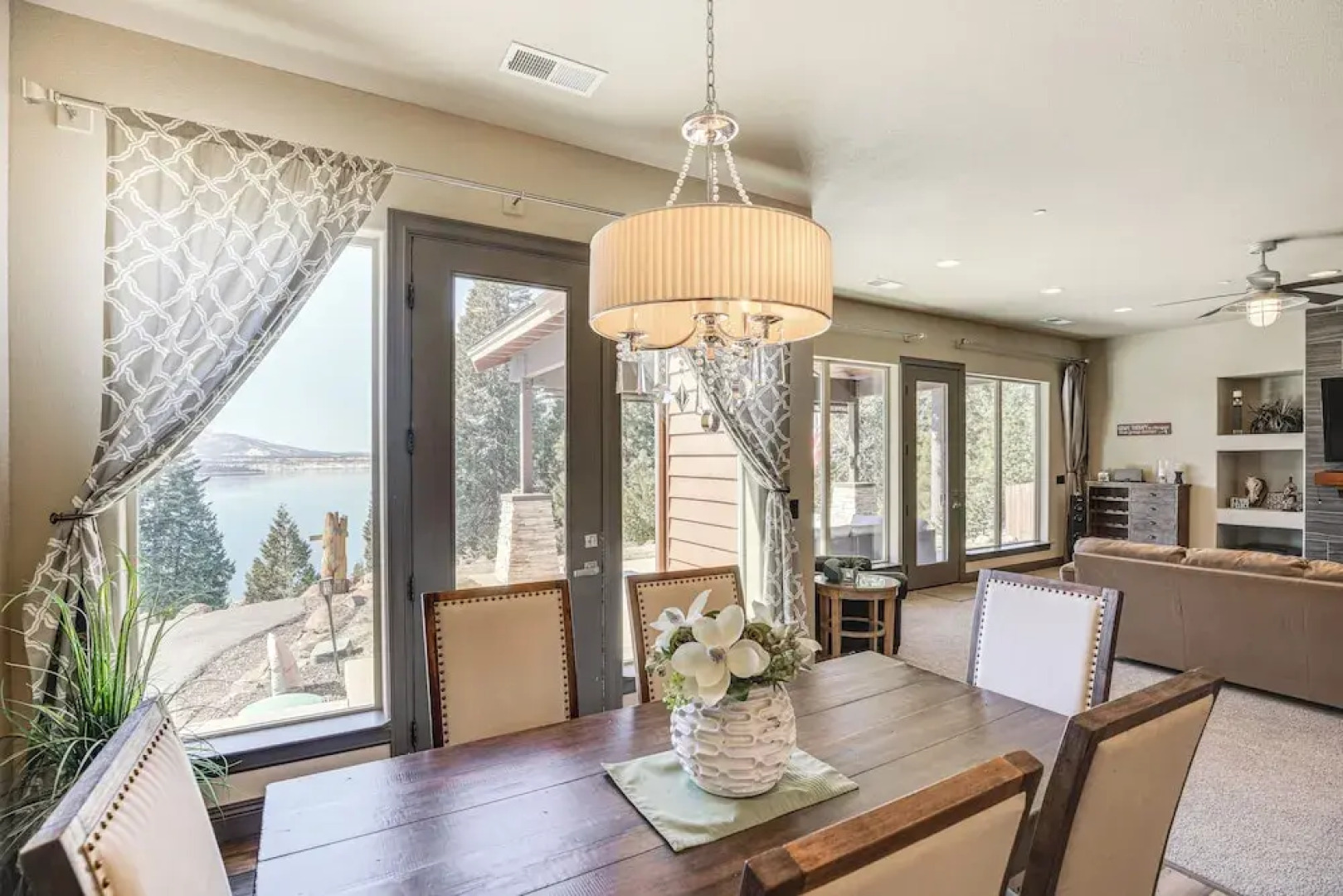 Fire Pit + Views: Serene Lake Almanor Retreat