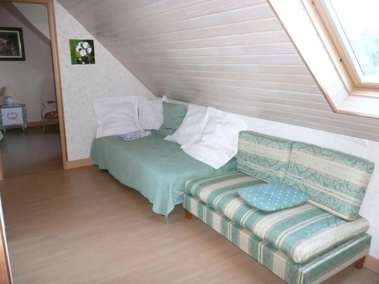 Granite stone house with fireplace, Plouguerneau