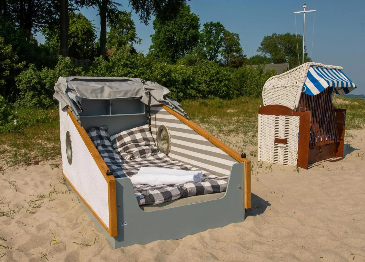Schlafstrandkorb. Nr. 2