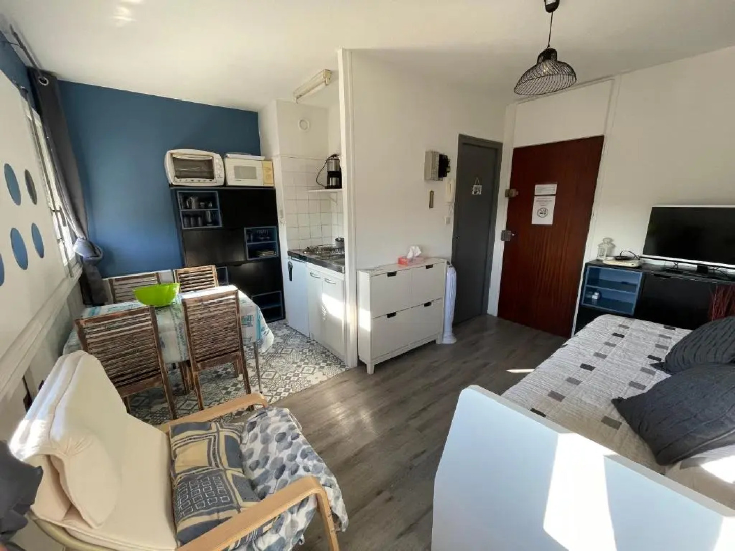 Studio Cabine front de mer