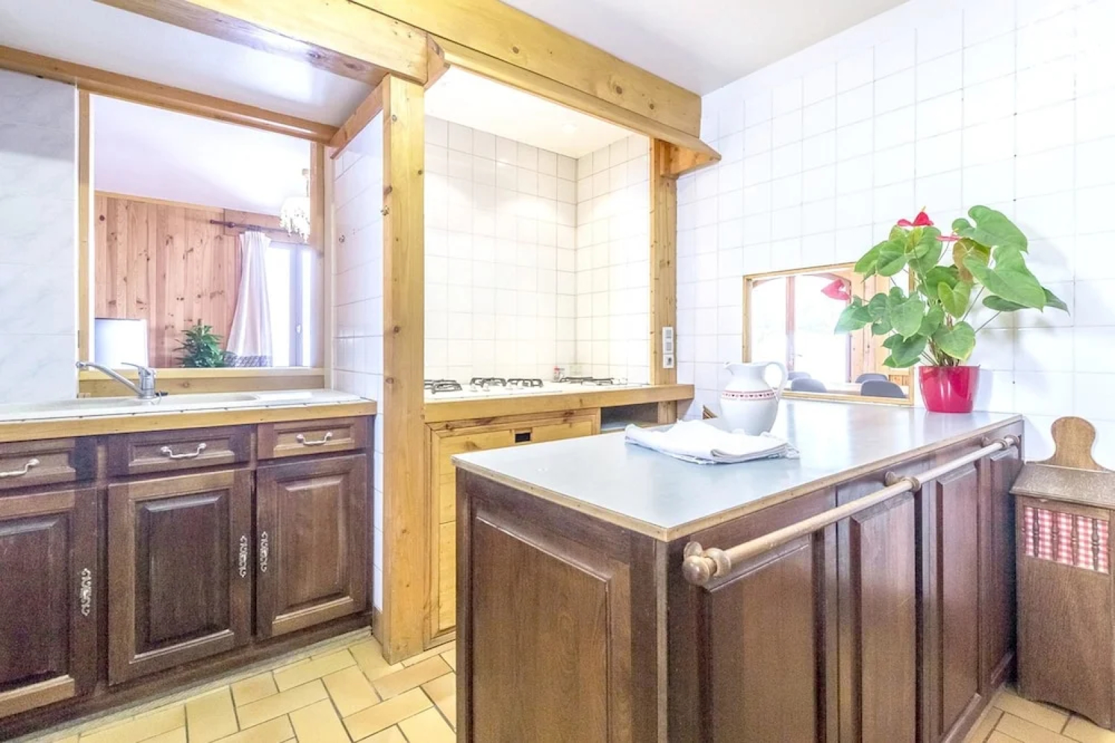House With 5 Bedrooms in Valloire, With Wonderful Mountain View, Furni