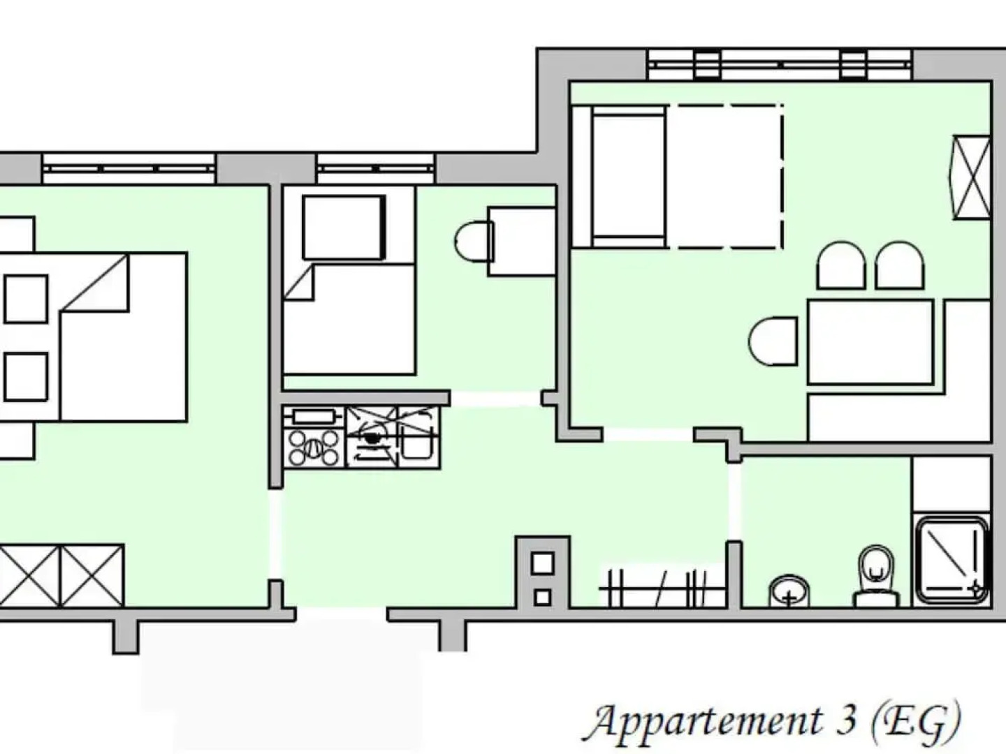 Holiday Apartment Villa in the Park