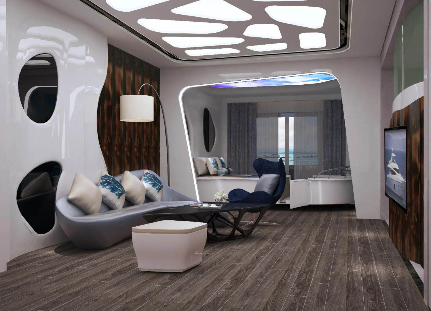 HuangMa holiday yacht view sea resort hotel