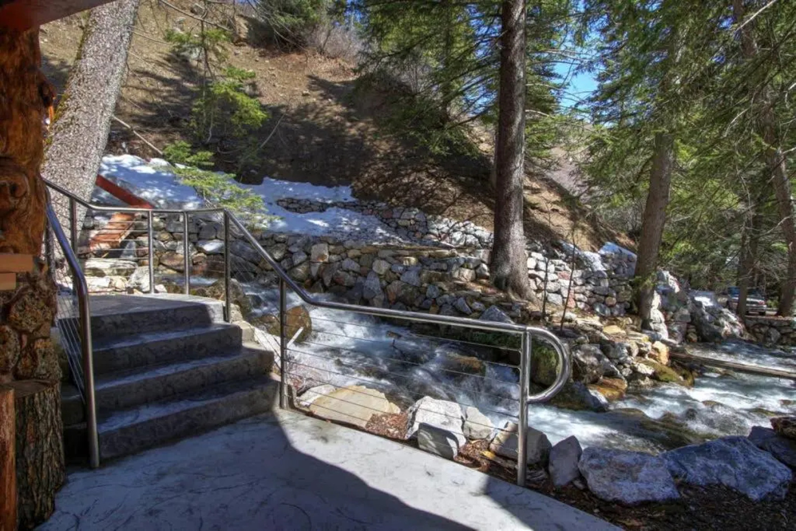 Carriage House Above the Stream