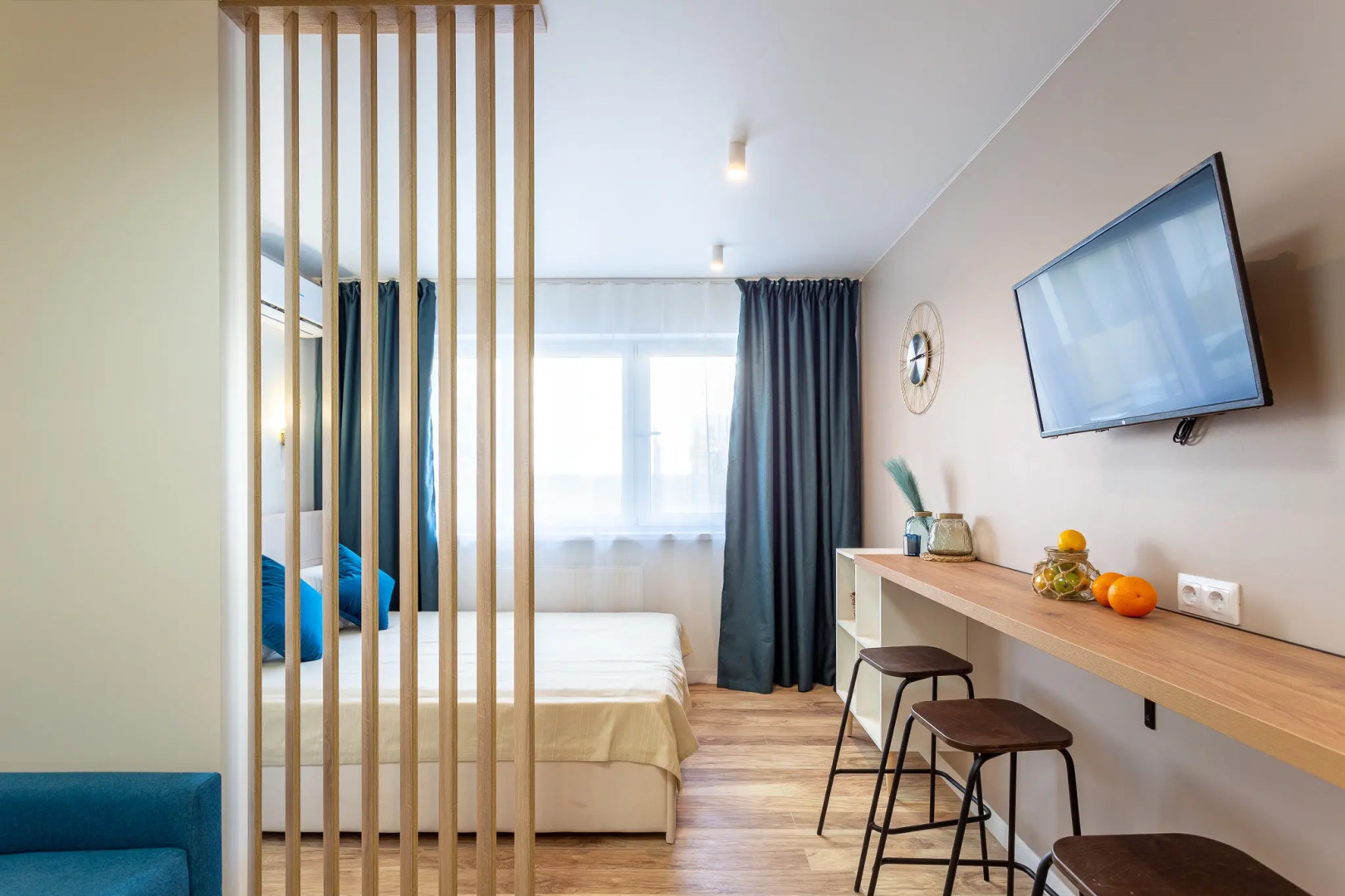 Апартаменты Морент с дизайнерским ремонтом в ЖК «Фрукты»