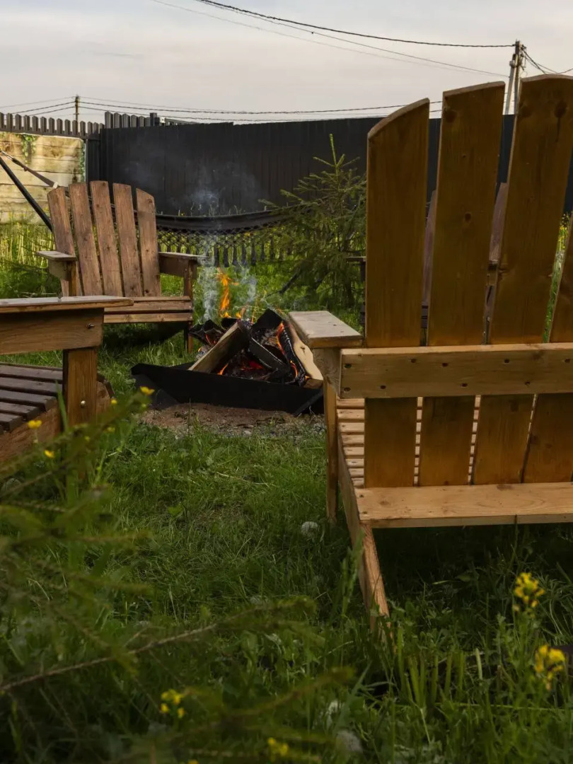 Частный дом с большим сибирским банным чаном