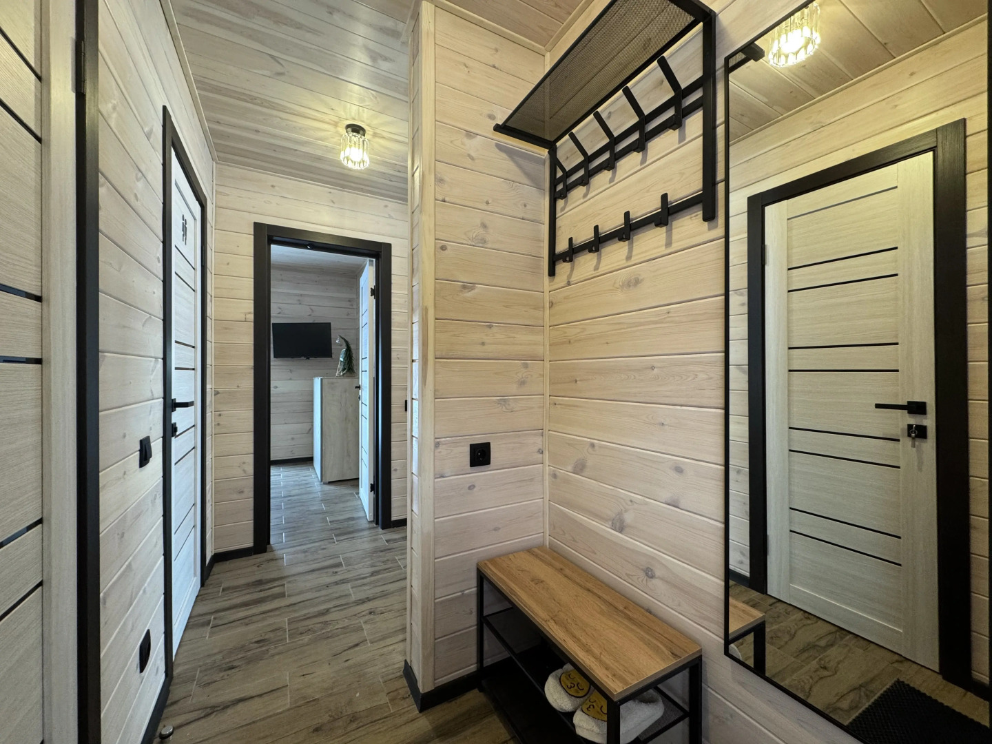 Гостевой дом Барн & Чан Современный дом с фурако в новом поселке