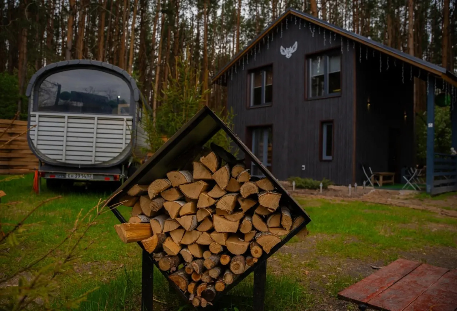Частный дом Сова - Эко дом с чаном