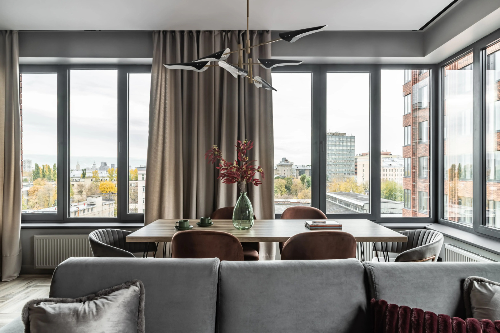 Квартира Moscow Deluxe Apartments Family Suite Silver Fountain