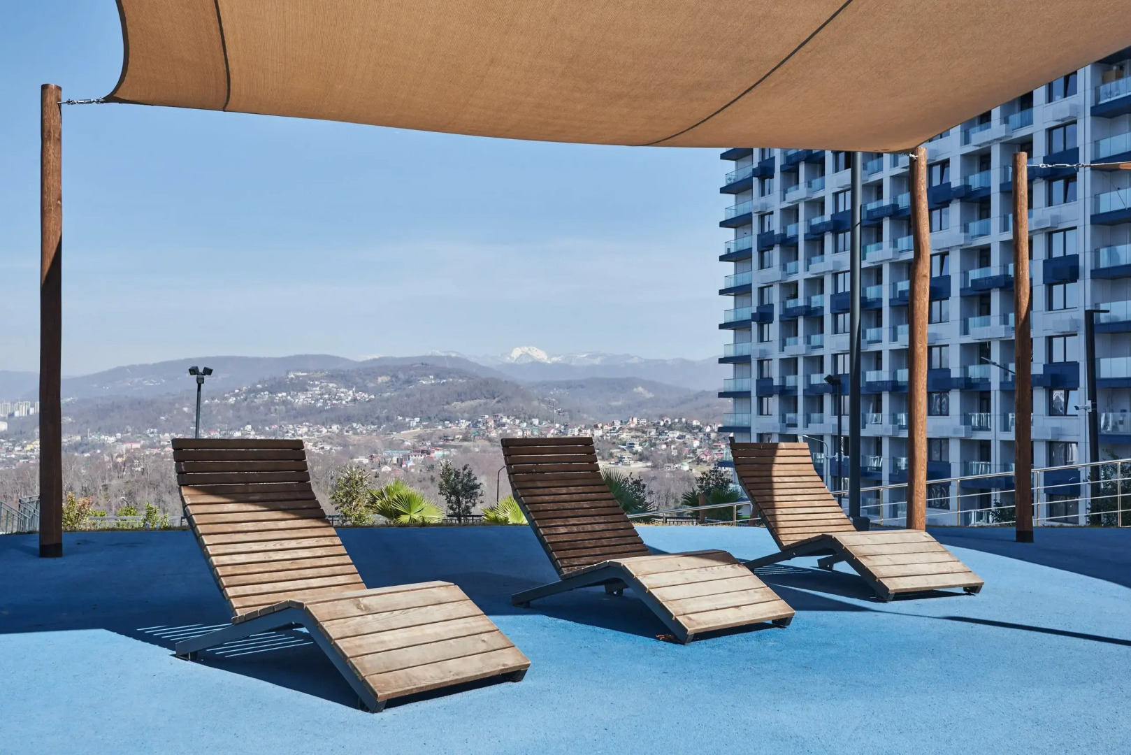 Квартира ЖИВИТЕ У МОРЯ Уютная Евродвушка в премиальном ЖК. Вид на море и горы